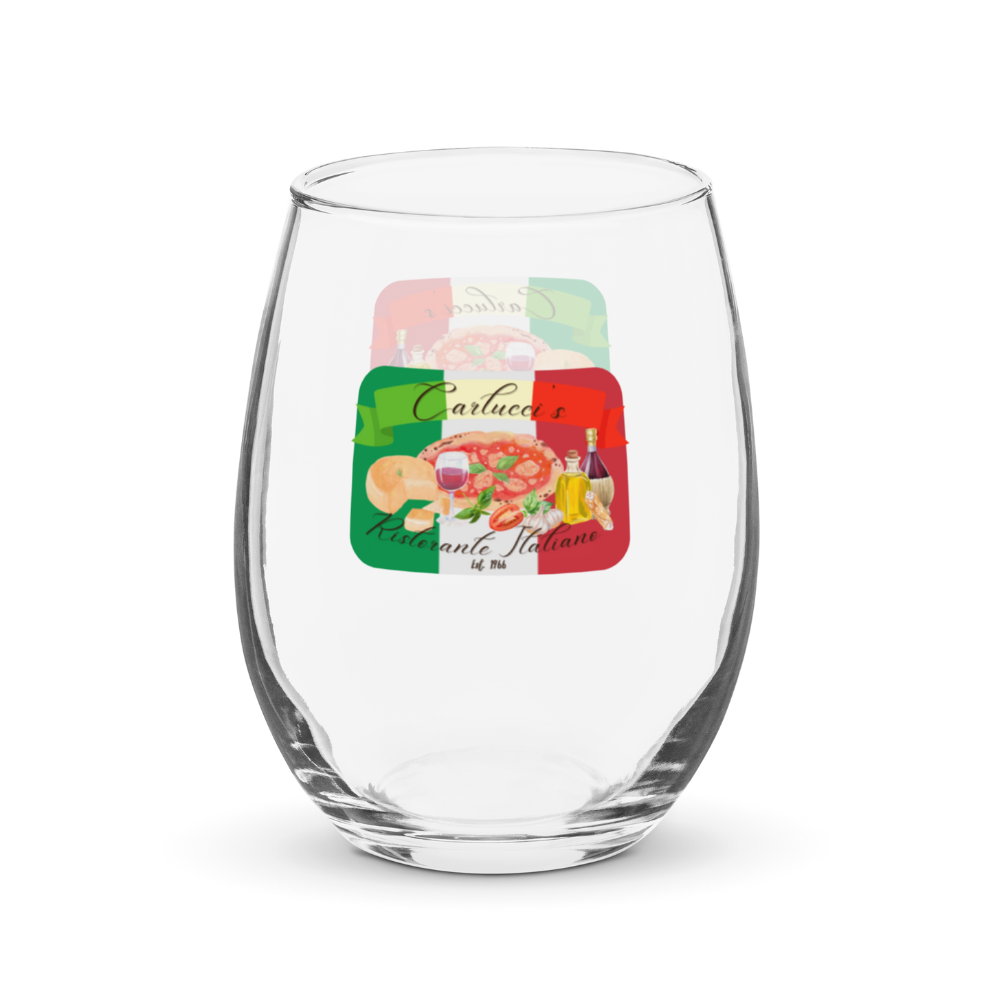 'Carlucci's' Stemless Wine Glass (From the 'Mike Ferrari: Rise of the Centurion' arc of the indGame book series)