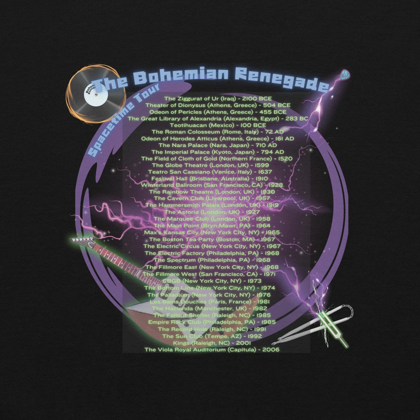 'Bohemian Renegade: Spacetime Tour' Unisex Hoodie
