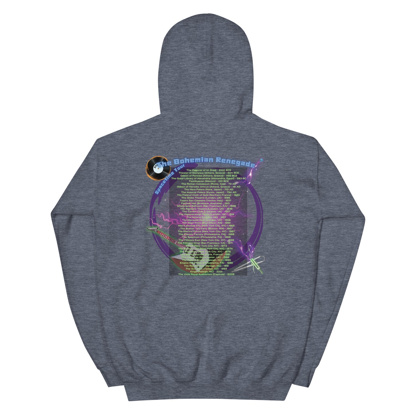 'Bohemian Renegade: Spacetime Tour' Unisex Hoodie