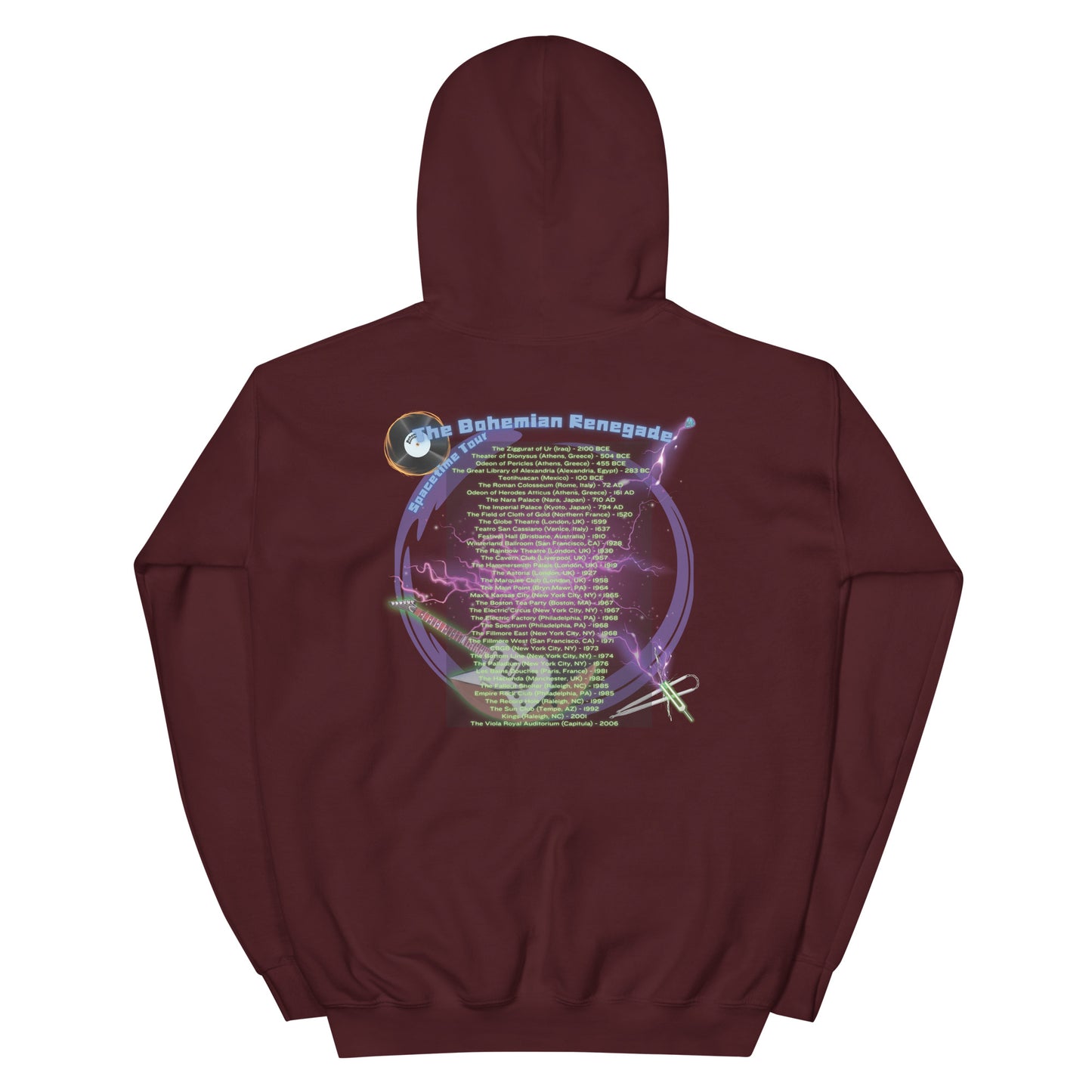 'Bohemian Renegade: Spacetime Tour' Unisex Hoodie