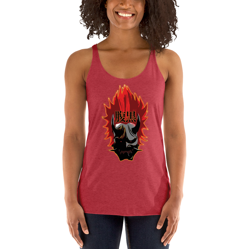 'Team Haraguro' Women's Racerback Tank (From the HIROMON arc of the indGame book series)