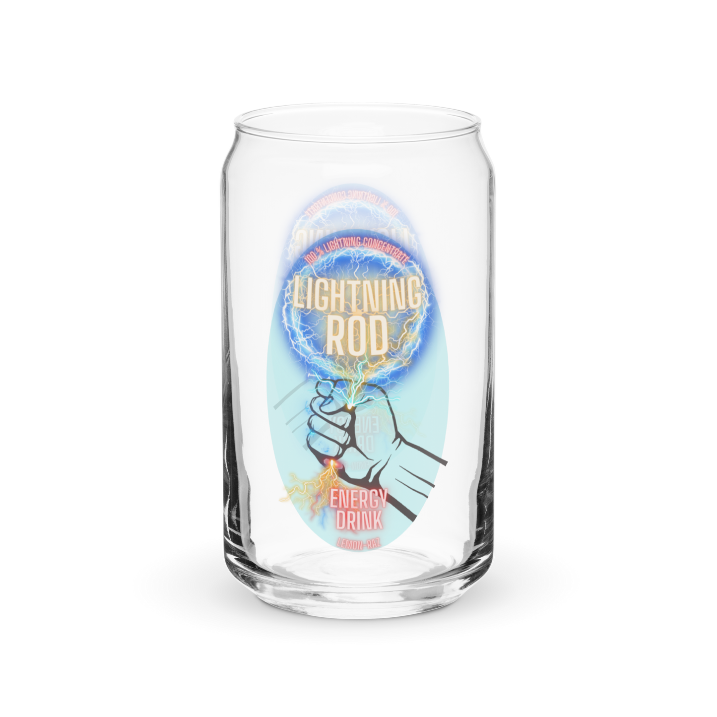 Lightning Rod Energy Drink: Can-Shaped Glass (From the indGame book series)