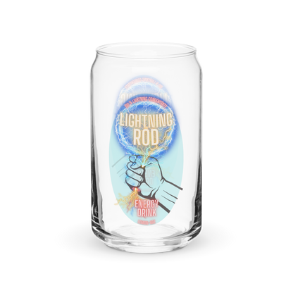 Lightning Rod Energy Drink: Can-Shaped Glass (From the indGame book series)
