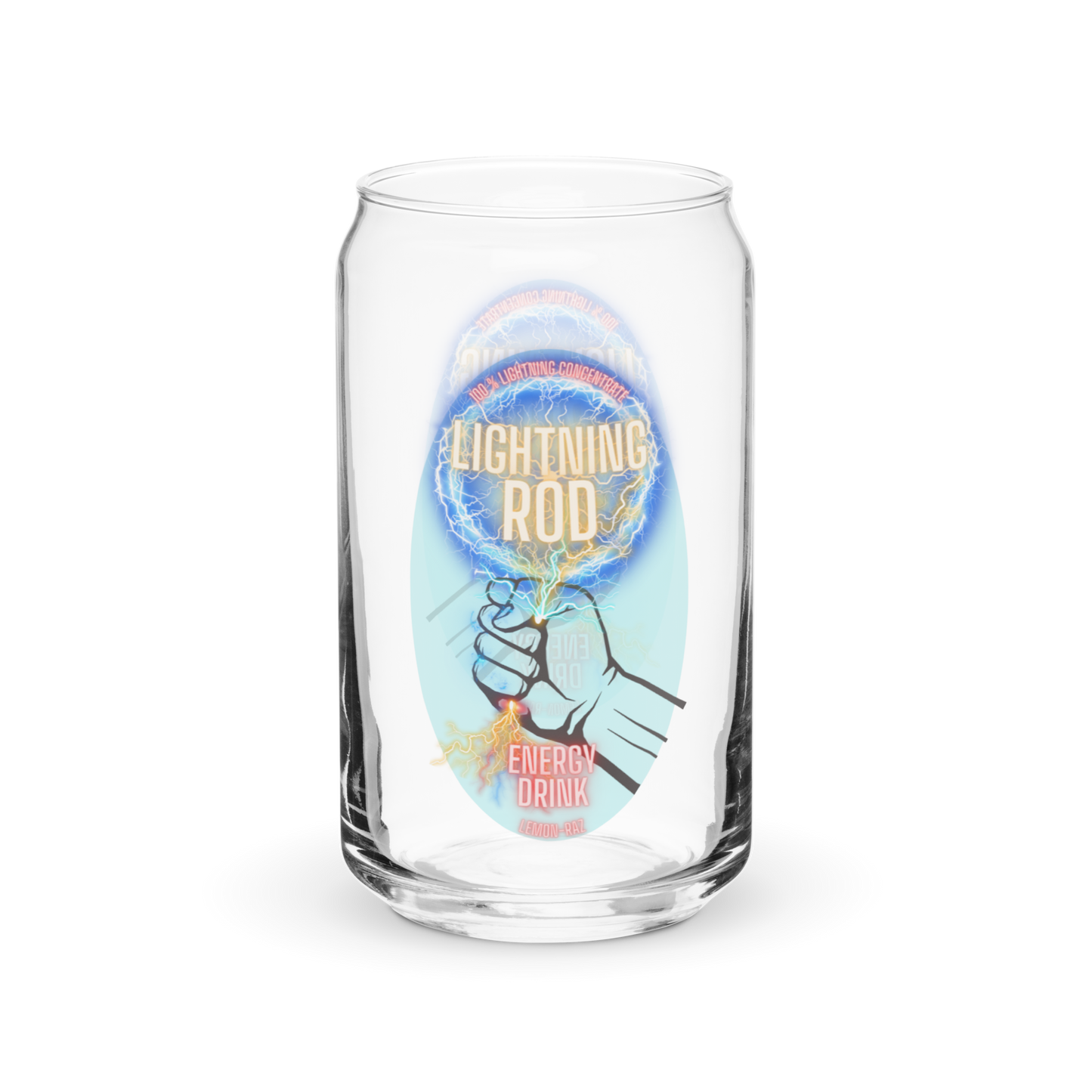 Lightning Rod Energy Drink: Can-Shaped Glass (From the indGame book series)