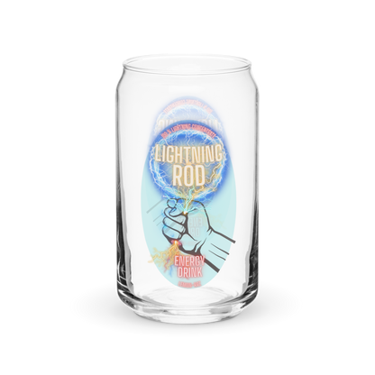 Lightning Rod Energy Drink: Can-Shaped Glass (From the indGame book series)