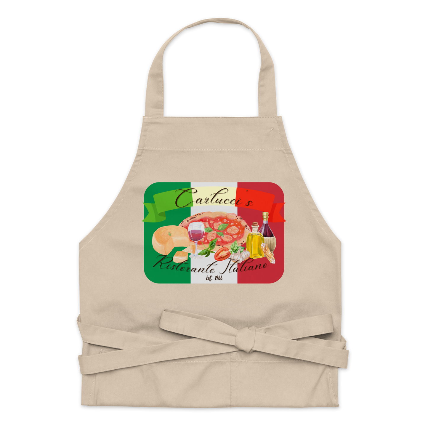 'Carlucci's' 100% organic cotton Apron (From the 'Mike Ferrari: Rise of the Centurion' arc of the indGame book series)